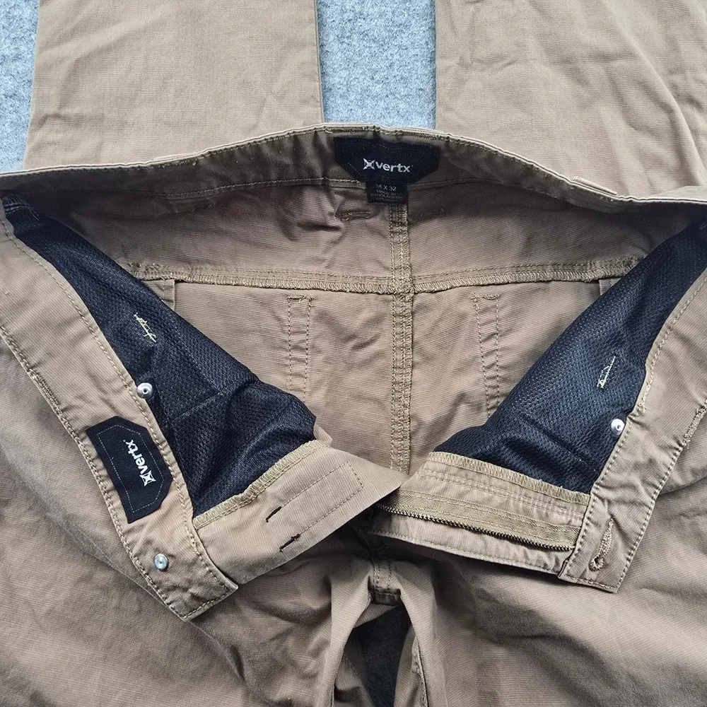 Vertx Tactical Pants Mens 36x31 Khaki Ripstop Articulated EDC Duty